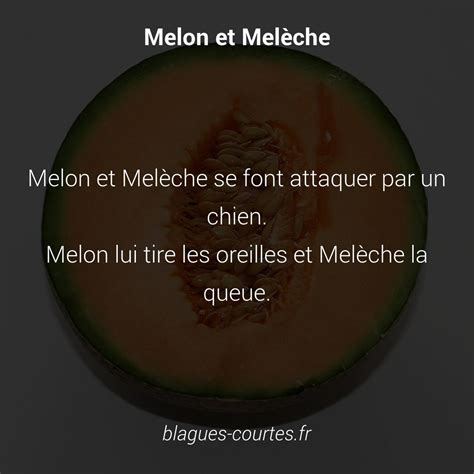 Blagues Droles Melon Et Meleche Dlhumourd