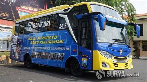 Polrestabes Surabaya Dapat Bantuan Bus Polisi Suroboyo Sobo Kelurahan