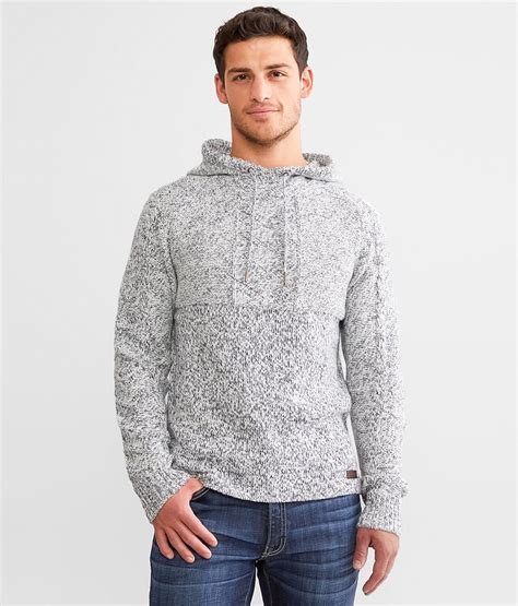 Outpost Makers Crossover Sweater Mens Sweaters In White Navy Buckle