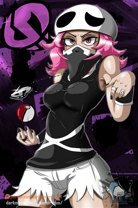 Pokemon Team Skull Grunt Female By DarkMirrorEmo23 On DeviantArt