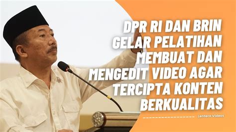 Bambang DH Berkolaborasi Dengan BRIN Berikan Bimbingan Membuat Konten