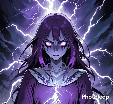 Purple Lightning Demon 17 By Soulcreator789 On Deviantart