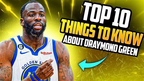 Unexplored 10 Things You Didn T Know About Draymond Green YouTube