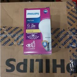 Promo Lampu Led Philips Mycare W Watt Kuning Warm White