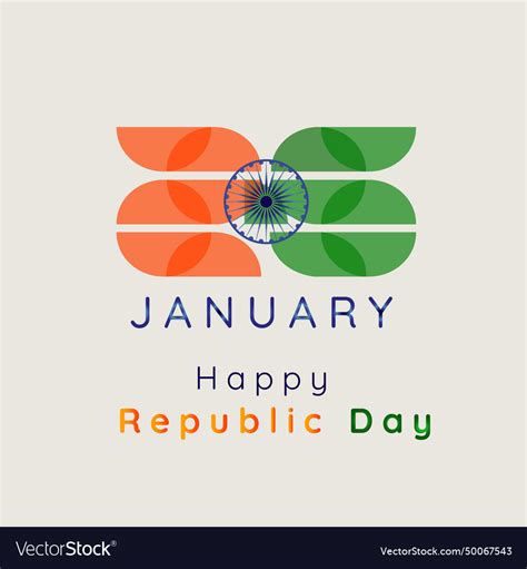 Republic day Royalty Free Vector Image - VectorStock