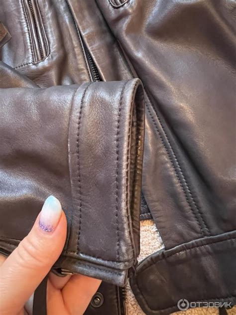 Отзыв о Мужская кожаная куртка OCHNIK | Нравится супругу