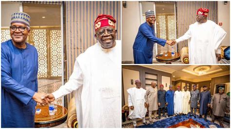 Africas Richest Man Aliko Dangote Visits President Elect Bola Tinubu