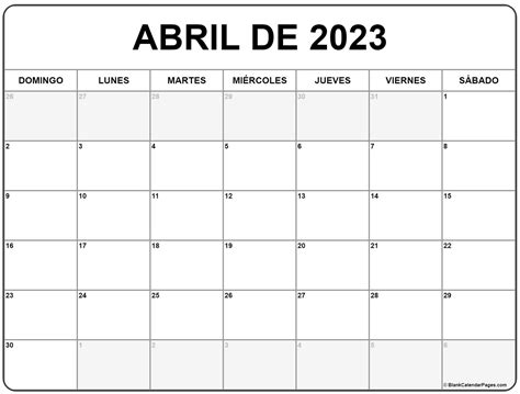 Calendario Abril 2023 Para Imprimir Gratis Paraimprimirgratis Hot Sex