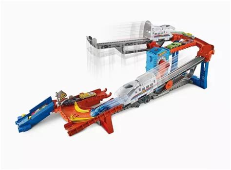 Pista Moto Tren Bala City Hot Wheels Motorizada Mattel Meses sin interés