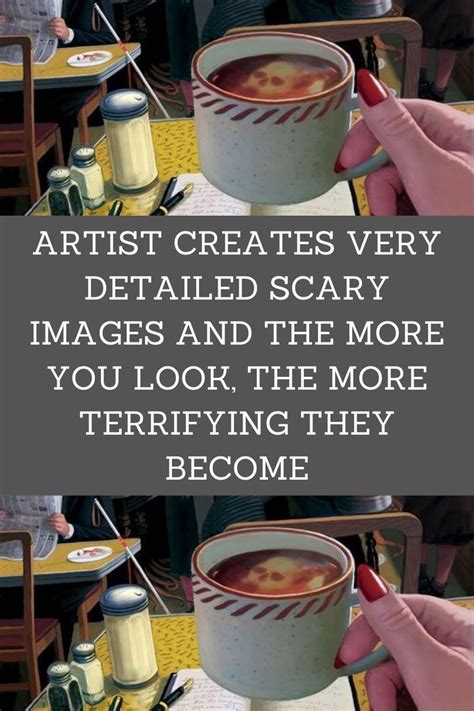 Artist Creates Very Detailed Scary Images And The More You Look The