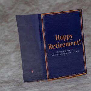 Happy Retirement Card - Pablo Gift Shop