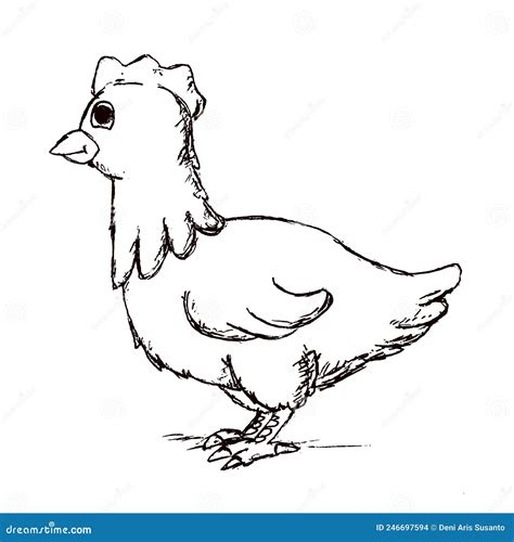 Chiken Sketches Royalty Free Illustration 59484084
