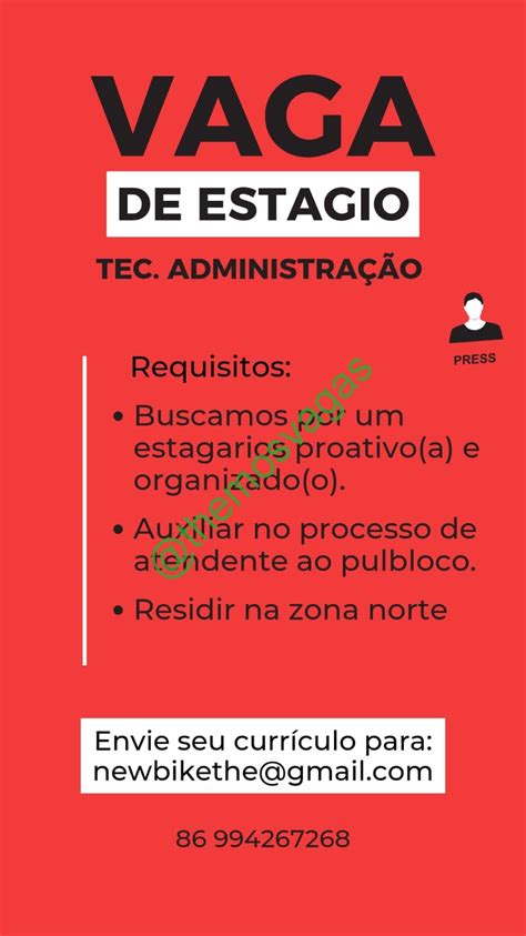 Estágio Tec Administração Teresina PI 01 vaga s Themos Vagas