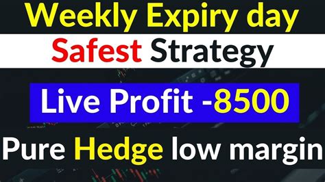 Weekly Expiry Live Trading Safest Weekly Option Selling Strategy