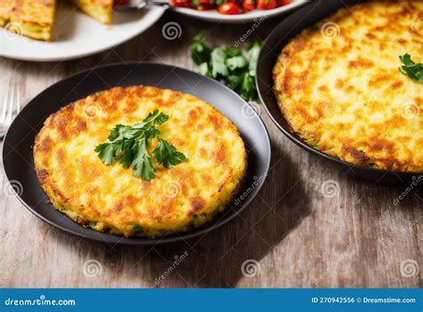 Omelette Espagnole Avec Pommes De Terre Et Oignon Cuisine Espagnole