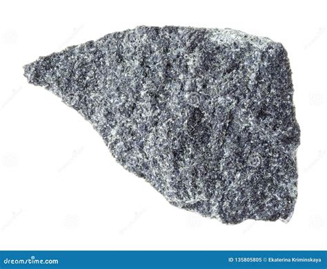 Rough Dolerite Ddiabase Rock On White Stock Image Image Of