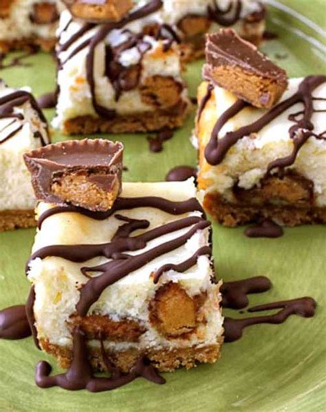 Peanut Butter Cup And Chocolate Cheesecake Bars Recipe Flavorite