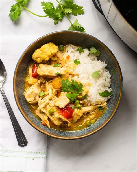 Slow Cooker Curried Chicken Stew Blue Jean Chef Meredith Laurence