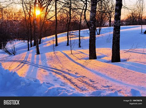 Winter Sunset Image & Photo (Free Trial) | Bigstock