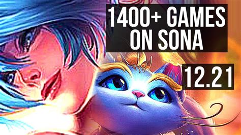 SONA Ashe Vs YUUMI Sivir SUP 1 1 27 3 7M Mastery 1400 Games