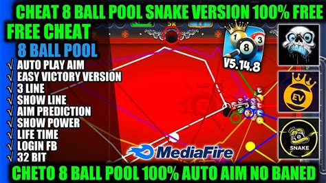 Cheat Ball Pool Terbaru Gratis Auto Aim Garis Panjang Line New