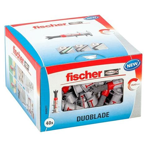 Fischer Duoblade Taco Para Cart N Yeso Longitud Taco Mm Ud