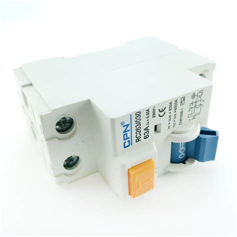 Residual Current Devices Cpn Cudis Rc263030 63a 63 Amp 30ma Rcd 2 Double Pole Circuit Breaker