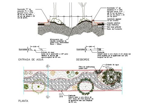 Jardin Microcuenca En Autocad Descargar Cad Mb Bibliocad