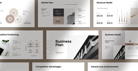 Business Plan Presentation Layout Templatemonster