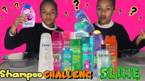 Shampoo Slime Challenge Twinsslime Youtube