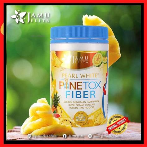 Jamu Jelita Pearl White Pinetox Fiber Lazada