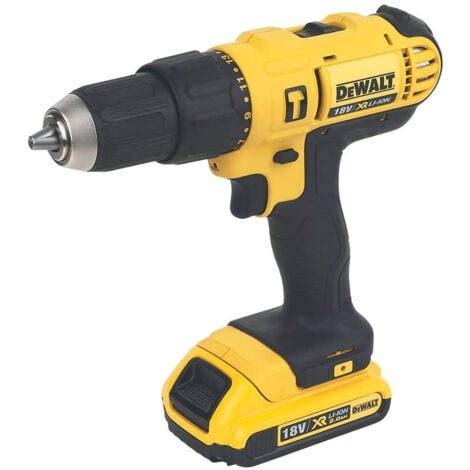 Dewalt Taladro percutor 18V 2x2 Ah Li Ion batería 42 Nm DCD776D2