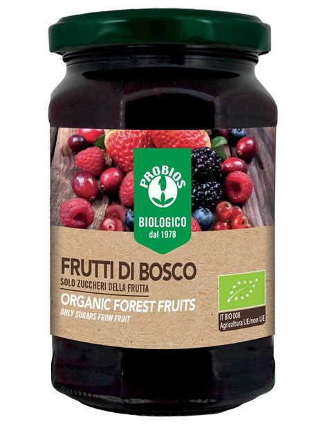 Composta Di Frutti Di Bosco G Bio Senza Glutine Probios Conserve E