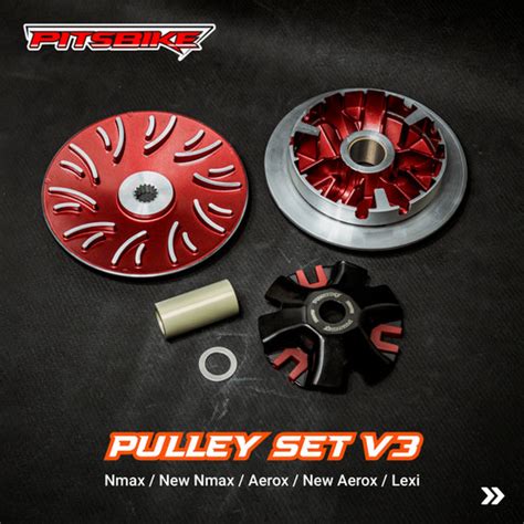 Jual Pitsbike Pulley Set V3 Aerox New Aerox 2021 New Nmax 2020