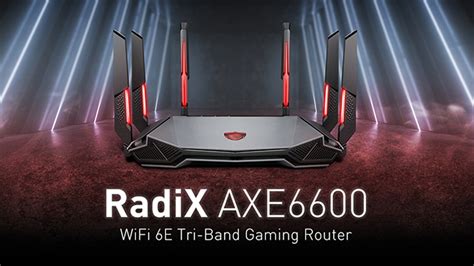 MSI Announces RadiX AXE6600 Wi Fi 6E And RadiX AX6600 Wi Fi 6 Tri