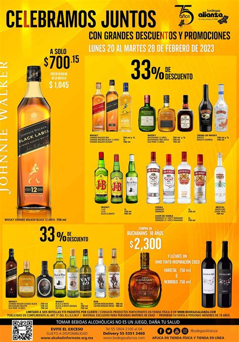 Ofertas Bodegas Alianza En Vinos Y Licores Del Al De Febrero