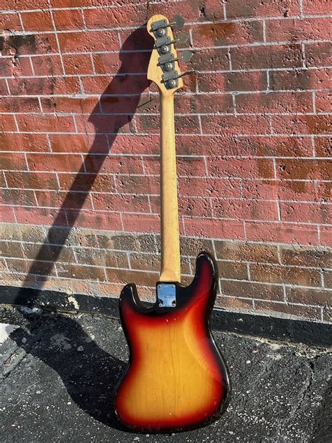 Fender Jazz Bass 1971 Sunburst Bass For Sale Guitarbroker