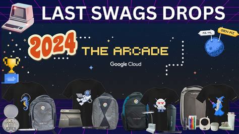 Google Cloud Qwiklabs Arcade Last Swag Drop Prize Counter