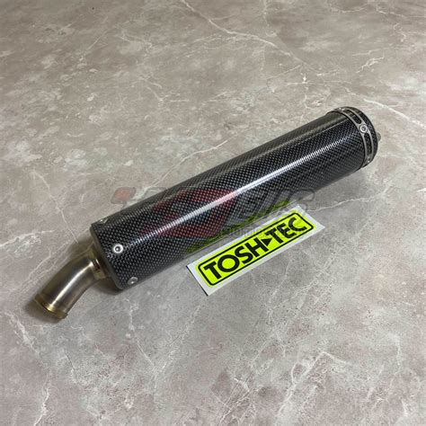 Jual Silencer Tak Toshtec Japan Carbon Titanium Mm Original