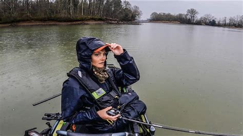 Kayak Fishing On Lake Chickamauga For The Bassmaster Classic Tournament