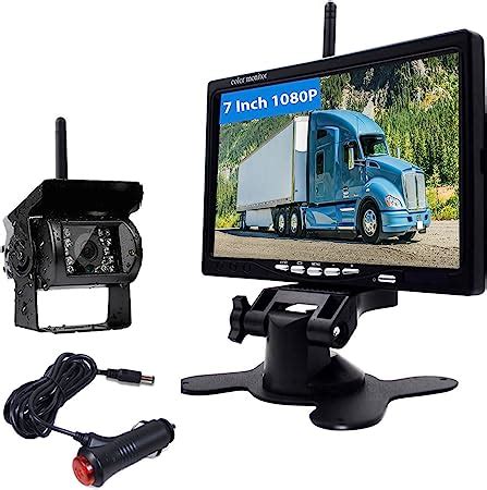 Podofo Kit De Cam Ra De Recul Sans Fil Avec Moniteur De Voiture Lcd