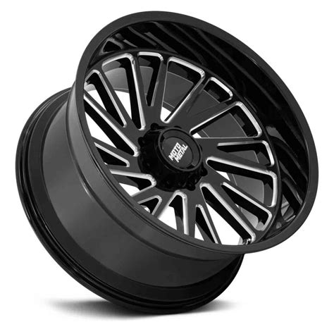 Moto Metal Mo Combat Gloss Black Milled Powerhouse Wheels Tires