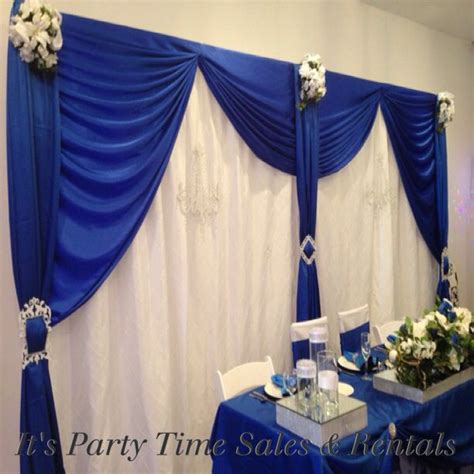 View Wedding Backdrop Royal Blue Pictures