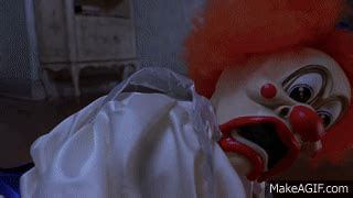 ray and the clown scene from scary movie 2 on Make a GIF