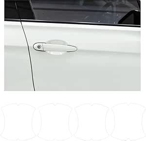 Amazon Ziciner Pcs Car Door Handle Sticker Carbon Fiber Texture