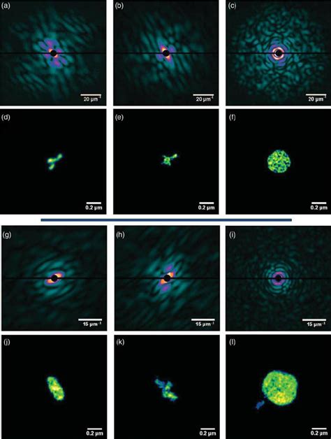 A C Set Of Different Single Shot Diffraction Patterns Collected Download Scientific