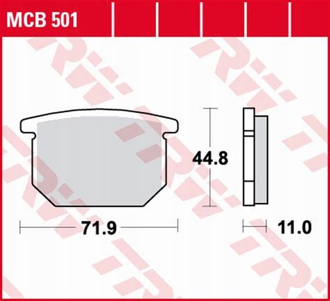 TRW LUCAS ZF KLOCKI HAMULCOWE KH065 ORGANIC SUZUKI GS 550 78 82 GR 650