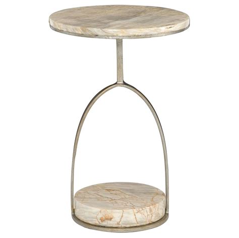 Geneva Modern Classic Round Marble Side End Table Kathy Kuo Home