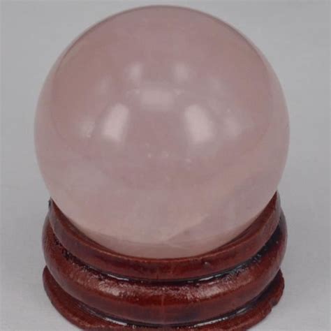 Pierres Pr Cieuses Boule De Quartz Rose En Cristal Reiki Pierre