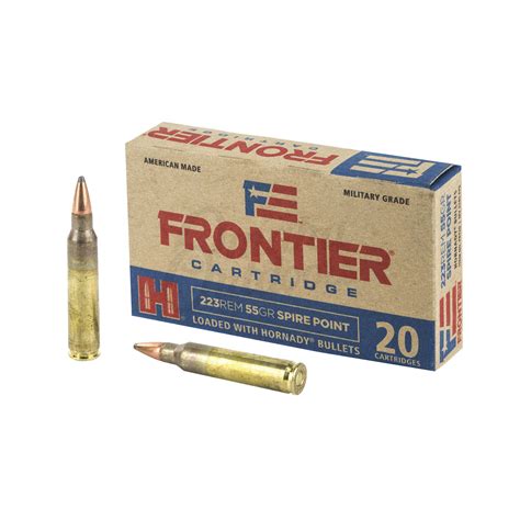 Frontier Cartridge Ammo 223 Remington 55 Gr Spire Point 20 Round Box